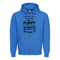True Royal Super Cool Poppy Of A Freaking Awesome Granddaugh Zipper Hoodie - Bettercallsaul
