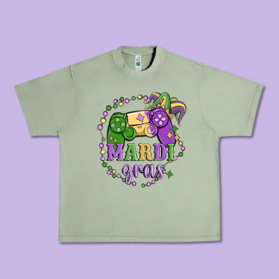 Mardi Gras Game Urban Heavy Tee Designed By Maliassmallbusiness