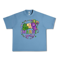 Pebble Blue mardi gras game Urban Heavy Tee - MaliasSmallBusiness