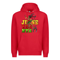Red juneteenth Premium Hoodie - CowGirlArtShop