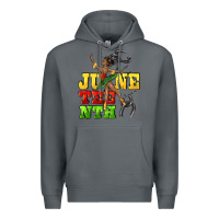 Rock juneteenth Premium Hoodie - CowGirlArtShop