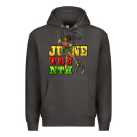 Smoke juneteenth Premium Hoodie - CowGirlArtShop