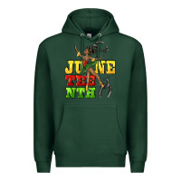 Sports Green juneteenth Premium Hoodie - CowGirlArtShop