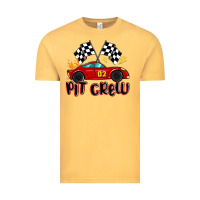 Vintage Mustard pit crew boys birthday race car Vintage Tee - MaliasSmallBusiness
