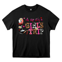 Black oh sip its a girls trip Heavy Core Tee - AdoDesignShop
