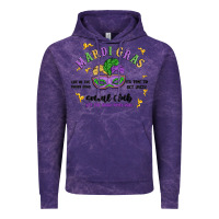 Cloud Purple mardi gras social club Vintage Hoodie - MaliasSmallBusiness