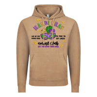 Mardi Gras Social Club Vintage Hoodie | Teevron