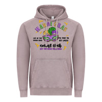 Vintage Zinc mardi gras social club Vintage Hoodie - MaliasSmallBusiness