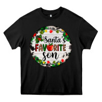Black christmas  cookie and light santas favorite   son Heavy Core Tee - AdoDesignShop