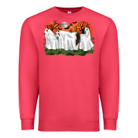 Cardinal ghost horses halloween Premium Sweatshirt - CowGirlArtShop