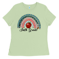 Matcha sixth grade rainbow Ladies Tee - RanaPortraitStore