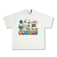 Pistachio western turquoise put em up cowboy Urban Heavy Tee - MaliasSmallBusiness