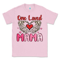 Bubblegum Pink one loved mama Classic Tee - MaliasSmallBusiness