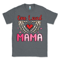 Charcoal Heather one loved mama Classic Tee - MaliasSmallBusiness