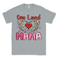 Heather Grey one loved mama Classic Tee - MaliasSmallBusiness
