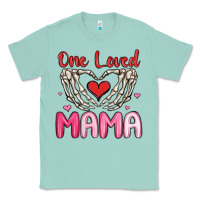 Seafoam one loved mama Classic Tee - MaliasSmallBusiness