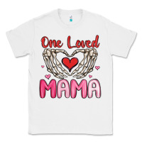 White one loved mama Classic Tee - MaliasSmallBusiness