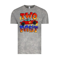 Cloud Rock two fast boys birthday racing car Vintage Tee - MaliasSmallBusiness