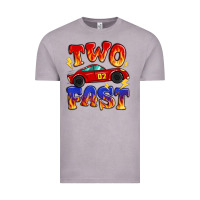 Vintage Zinc two fast boys birthday racing car Vintage Tee - MaliasSmallBusiness