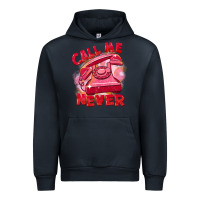 Navy call me never Urban Hoodie - FaDigitalArtStudio