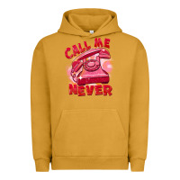 Pigment Peanut Butter call me never Urban Hoodie - FaDigitalArtStudio