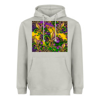 Moon Dust mardi gras fleur de lis Heavyweight Hoodie - CowGirlArtShop