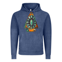 Vintage Denim gemstone arrowhead Vintage Hoodie - Jasminsmagicworld