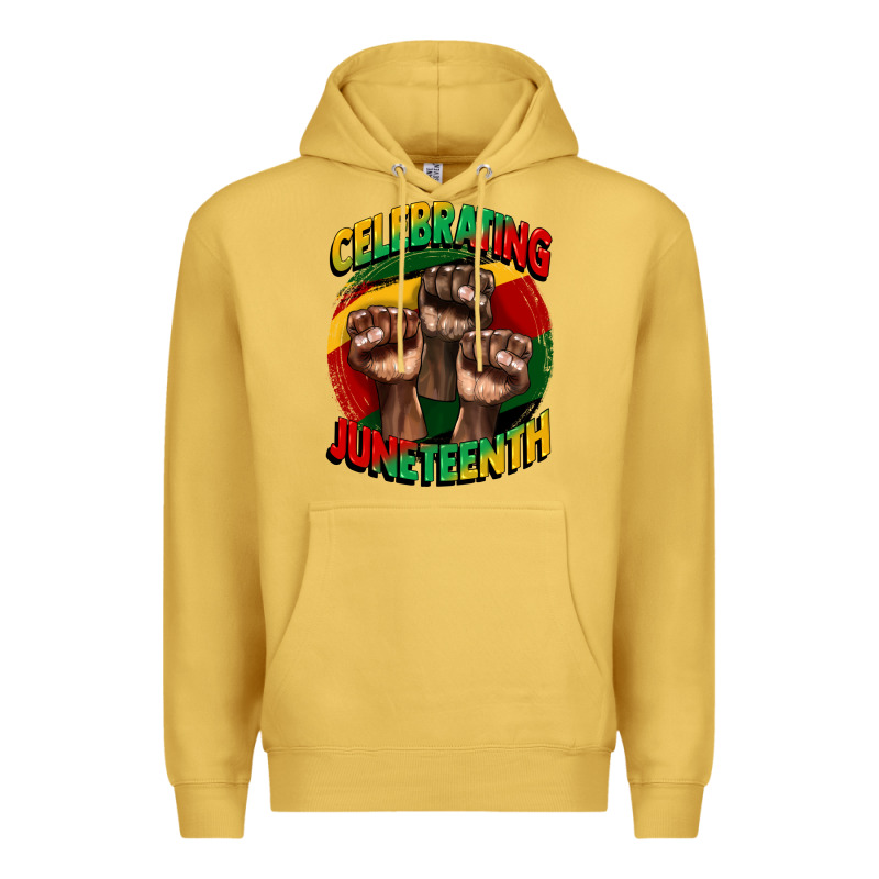 Im Celebrating Juneteenth  (1) Premium Hoodie by CowGirlArtShop | Teevron