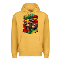 Mustard im celebrating juneteenth  (1) Premium Hoodie - CowGirlArtShop