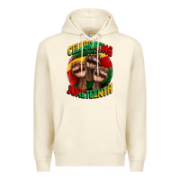 Sandshell im celebrating juneteenth  (1) Premium Hoodie - CowGirlArtShop