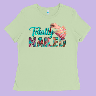 Totally Nailed Bbs Ladies Tee Designed By Bundleandbundleshop