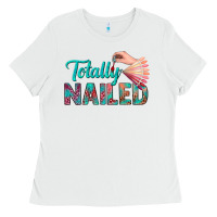 White totally nailed bbs Ladies Tee - BundleAndBundleShop