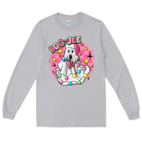 Moon Dust boo jee pink christmas ghost Long Sleeve Tee - MaliasSmallBusiness