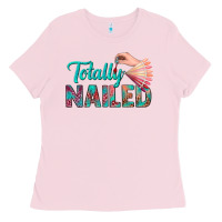 Bubblegum Pink totally nailed bbs Ladies Tee - BundleAndBundleShop