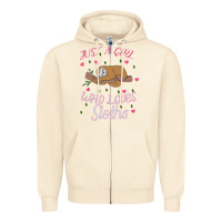 Sandshell Just A Girl Who Lowes Sloths Zipper Hoodie - Bettercallsaul
