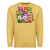 Antique Gold happy halloween jars Premium Sweatshirt - CowGirlArtShop