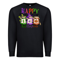Black happy halloween jars Premium Sweatshirt - CowGirlArtShop