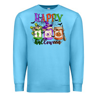 Ocean Blue happy halloween jars Premium Sweatshirt - CowGirlArtShop