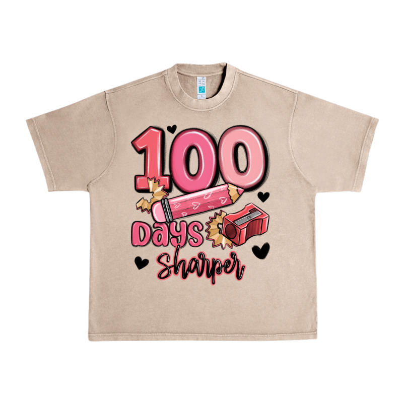 100 Days Sharper School Urban Heavy Tee by MaliasSmallBusiness | Teevron