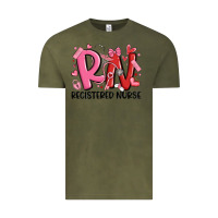 Rn Registered Nurse Valentines Day Vintage Tee | Teevron