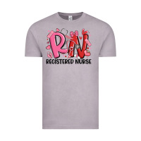 Vintage Zinc rn registered nurse valentines day Vintage Tee - MaliasSmallBusiness