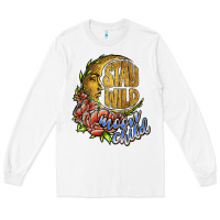 White stay wild moon child Long Sleeve Tee - JahusDesignShop