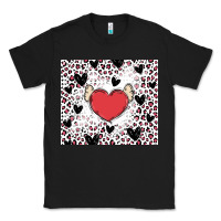 Black valentine's day hearts Classic Tee - MaliasSmallBusiness