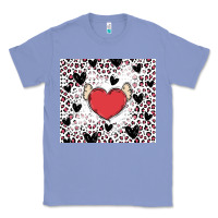 Colony Blue valentine's day hearts Classic Tee - MaliasSmallBusiness