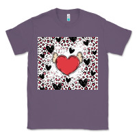 Lavender valentine's day hearts Classic Tee - MaliasSmallBusiness