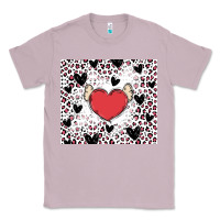 Lilac valentine's day hearts Classic Tee - MaliasSmallBusiness