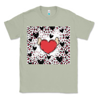 Matcha valentine's day hearts Classic Tee - MaliasSmallBusiness