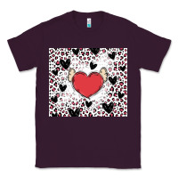 Plum valentine's day hearts Classic Tee - MaliasSmallBusiness