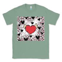 Sage valentine's day hearts Classic Tee - MaliasSmallBusiness