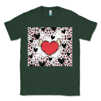 Sports Green valentine's day hearts Classic Tee - MaliasSmallBusiness